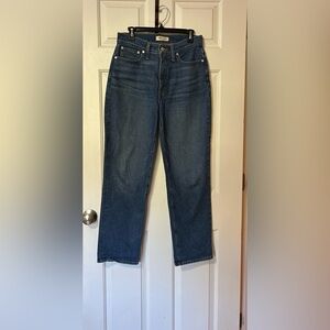 Madewell The Perfect Vintage Jeans Women's Blue  High Rise Size 28 Dark Wash